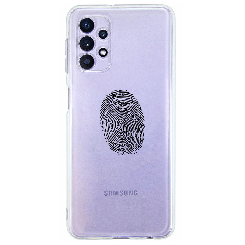 کاور مگافون طرح اثر انگشت مدل C62-B مناسب برای گوشی موبایل سامسونگ Galaxy A32 5G / M32 5G