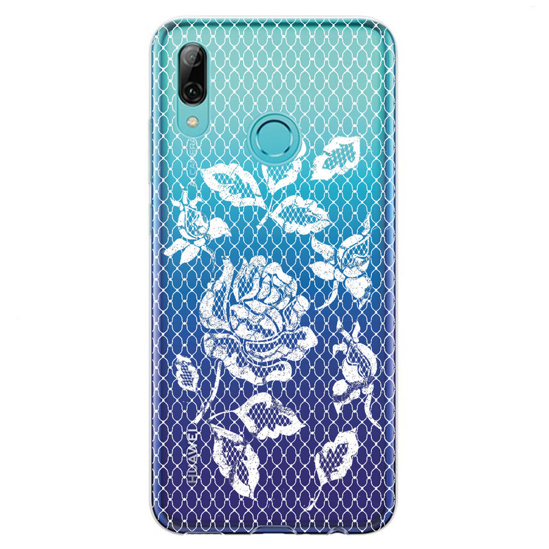 کاور مگافون طرح گل مدل C43-W مناسب برای گوشی موبایل آنر 10 Lite