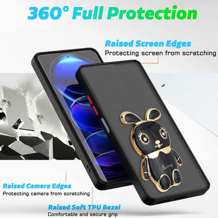 کاور اسپارتان مدل MBC Bunny Strap مناسب برای گوشی موبایل شیائومی Redmi Note12 Pro 5G به همراه بند