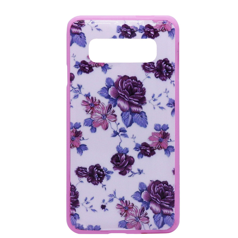کاور طرح Flowers مدل pi-02 مناسب برای گوشی موبایل سامسونگ Galaxy S10