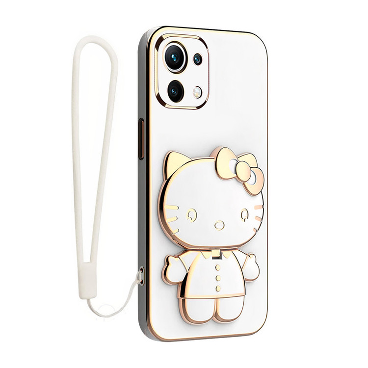 کاور اسپارتان مدل Kitty مناسب برای گوشی موبایل شیائومی Mi 11 Lite / Mi 11 Lite NE / Mi 11 Lite 5G به همراه بند نگهدارنده