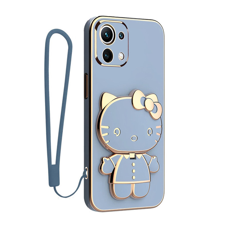 کاور اسپارتان مدل Kitty مناسب برای گوشی موبایل شیائومی Mi 11 Lite / Mi 11 Lite NE / Mi 11 Lite 5G به همراه بند نگهدارنده