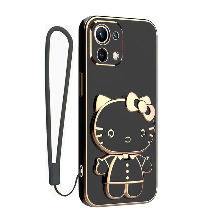 کاور اسپارتان مدل Kitty مناسب برای گوشی موبایل شیائومی Mi 11 Lite / Mi 11 Lite NE / Mi 11 Lite 5G به همراه بند نگهدارنده