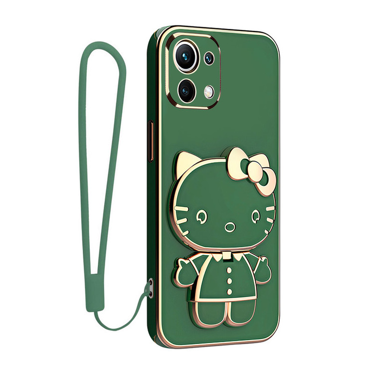 کاور اسپارتان مدل Kitty مناسب برای گوشی موبایل شیائومی Mi 11 Lite / Mi 11 Lite NE / Mi 11 Lite 5G به همراه بند نگهدارنده