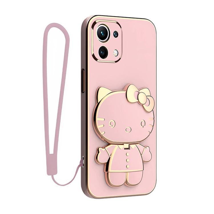 کاور اسپارتان مدل Kitty مناسب برای گوشی موبایل شیائومی Mi 11 Lite / Mi 11 Lite NE / Mi 11 Lite 5G به همراه بند نگهدارنده