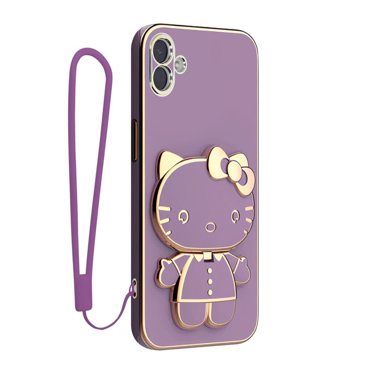 کاور اسپارتان مدل Kitty مناسب برای گوشی موبایل سامسونگ Galaxy M04 / A04 به همراه بند