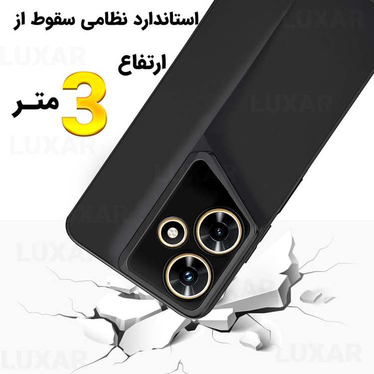 کاور لوکسار مدل Redmi 13 -Porsche مناسب برای گوشی موبایل شیائومی Redmi 13 4G / Note 13R 5G / Poco M6 4G / Poco M6 Plus 5G / Redmi 13X 4G