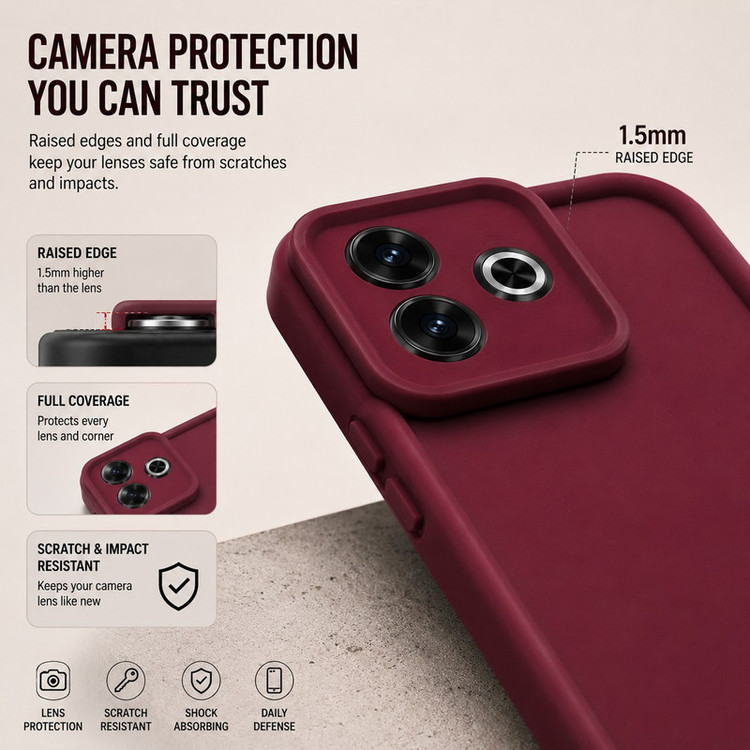 کاور گاردتک اساک مدل Silicone Puffer مناسب برای گوشی موبایل شیائومی Redmi 13X/ Redmi 13 4G