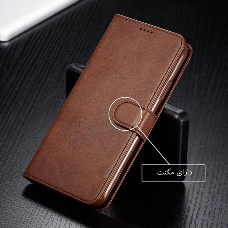 کیف کلاسوری دنیای قاب مدل Magneti کد D004 مناسب برای گوشی موبایل سامسونگ Galaxy S24FE