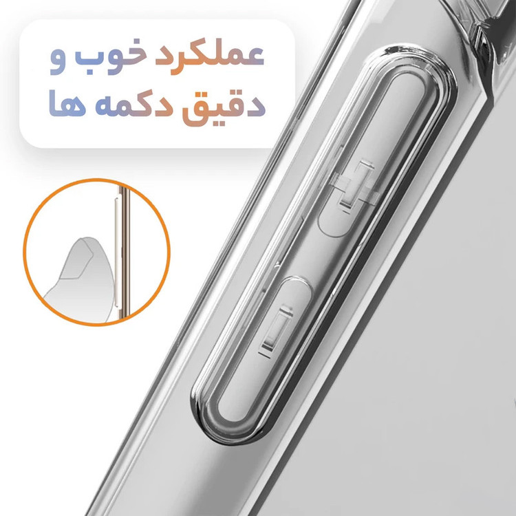 کاور کپتن قاب مدل Crystal مناسب برای گوشی موبایل سامسونگ Galaxy A37