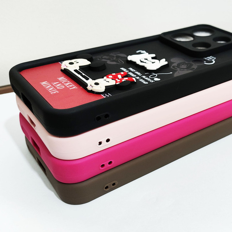 کاور موفی مدل Silicone Puffer Minni Mouse Strap مناسب برای گوشی موبایل سامسونگ Galaxy A05S به همراه بند