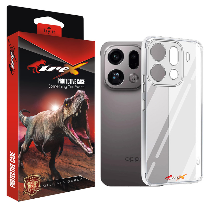 کاور تی رکس مدل Crystal مناسب برای گوشی موبایل اوپو Find X9 Pro
