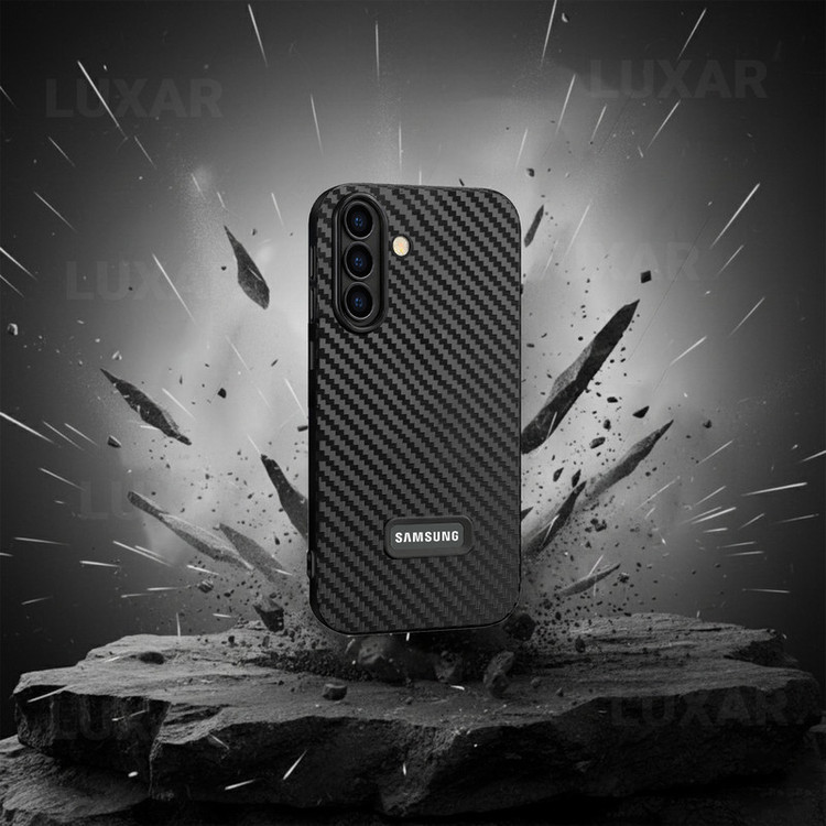 کاور لوکسار مدل A56 _Carbon Line مناسب برای گوشی موبایل سامسونگ Galaxy A56
