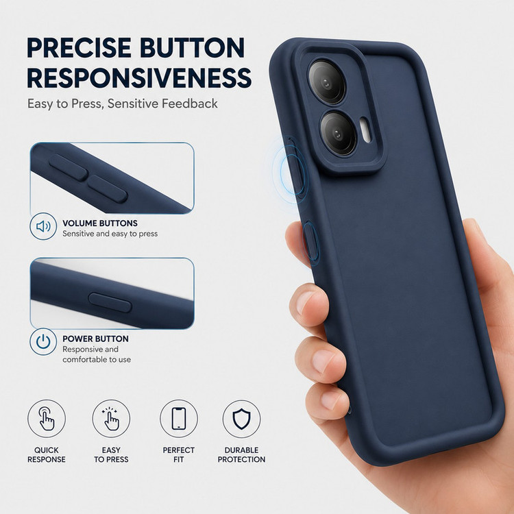 کاور گاردتک اساک مدل Silicone Puffer مناسب برای گوشی موبایل موتورولا Moto E15