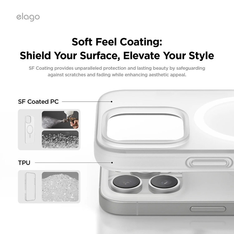کاور موکولو مدل Clear Magsafe Strap مناسب برای گوشی موبایل اپل iPhone 16 Pro Max به همراه بند آویز