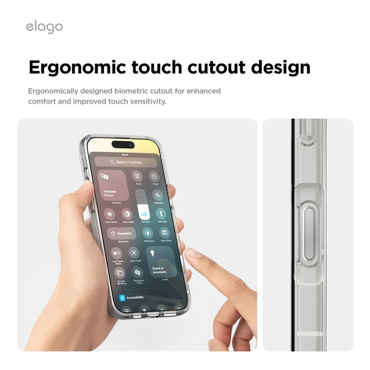 کاور موکولو مدل Clear Magsafe Strap مناسب برای گوشی موبایل اپل iPhone 16 Pro Max به همراه بند آویز