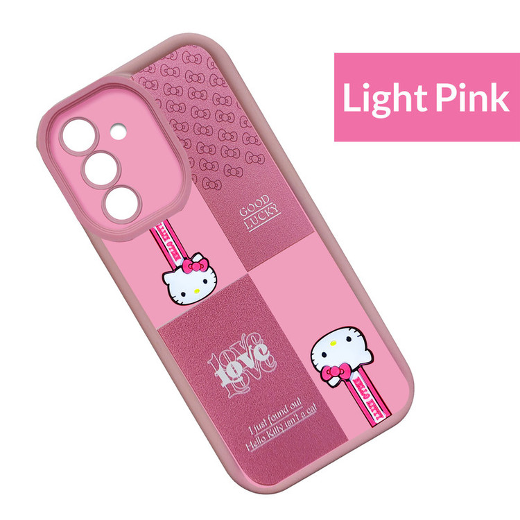 کاور موفی مدل Silicone Puffer Hello Kitty Strap مناسب برای گوشی موبایل سامسونگ Galaxy A15 به همراه بند