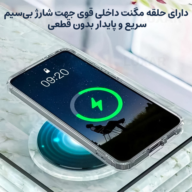 کاور لوکسار مدل Phone۳a _clmag مناسب برای گوشی موبایل ناتینگ فون Nothing Phone 3A