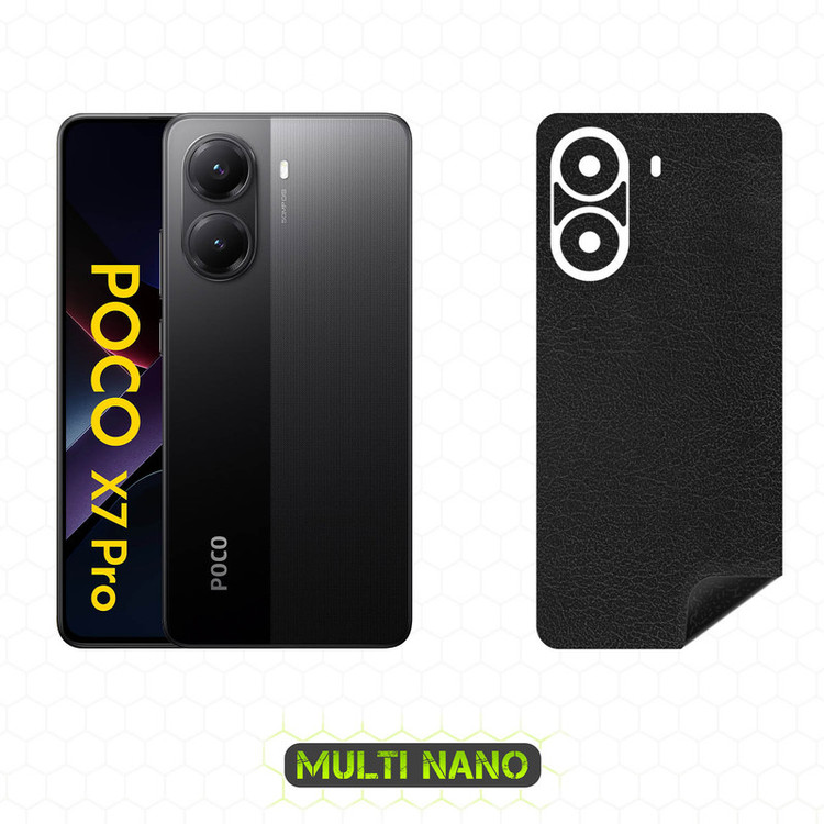برچسب پوششی مولتی نانو طرح چرم مدل X-F1L مناسب برای گوشی موبایل شیائومی Poco X7 Pro