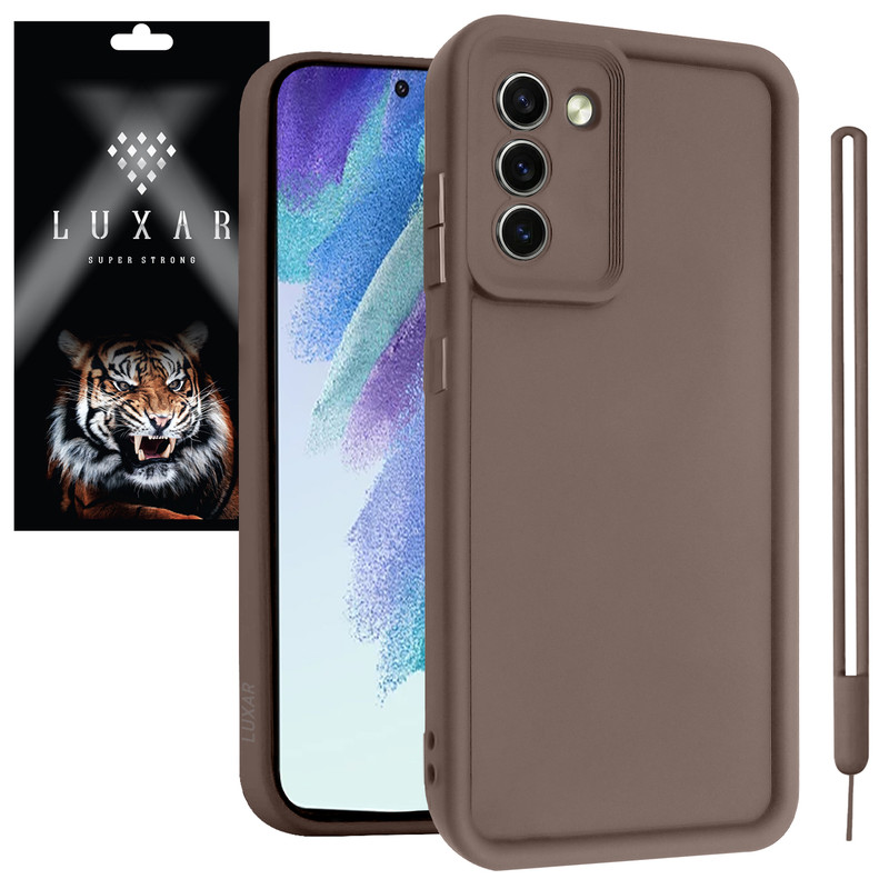 کاور لوکسار مدل s21Fe -Puffer band طرح بند دار مناسب برای گوشی موبایل سامسونگ Galaxy S21 FE