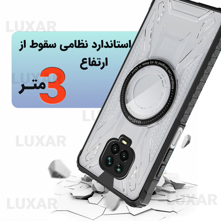 کاور لوکسار مدل note9s -Luxmag مناسب برای گوشی موبایل شیائومی Redmi Note 9S / Note 9 Pro