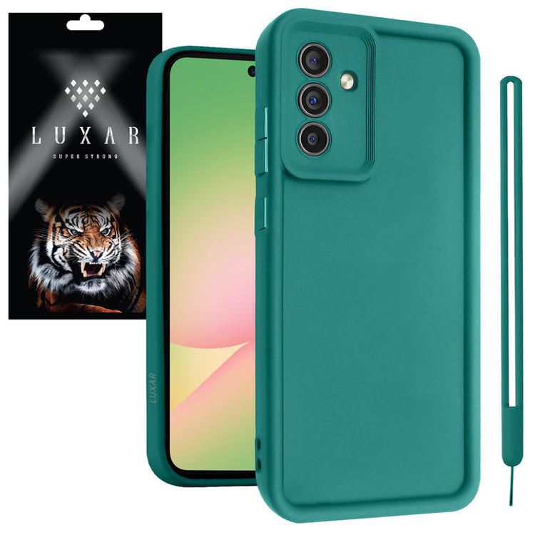 کاور لوکسار مدل a56 -Puffer band مناسب برای گوشی موبایل سامسونگ Galaxy A56 به همراه بند آویز