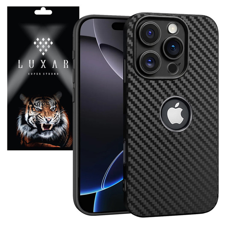 کاور لوکسار مدل 16pro _Carbon Line مناسب برای گوشی موبایل اپل iPhone 16 Pro
