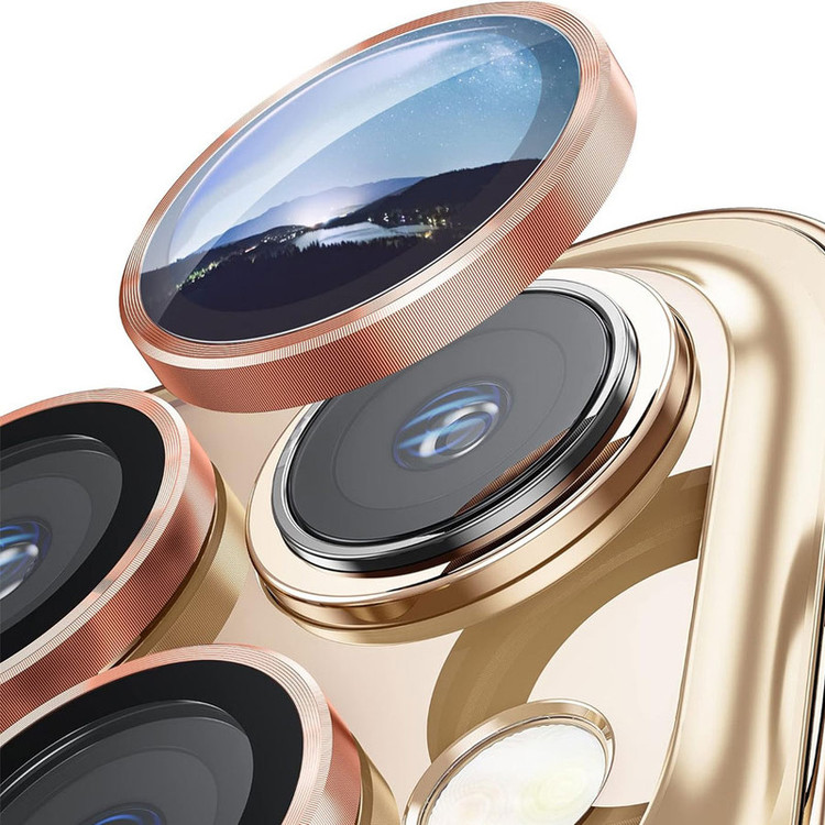 کاور مسیر مدل Clear Ring Metal مناسب برای گوشی موبایل اپل iPhone 16 pro max به همراه محافظ لنز
