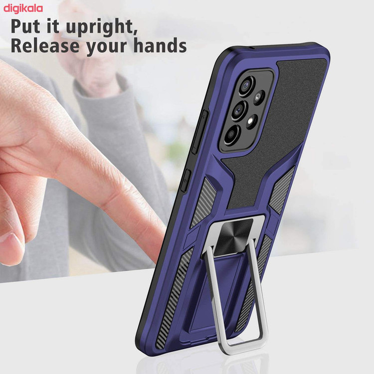 کاور آیرون من مدل King Stand مناسب برای گوشی موبایل سامسونگ GALAXY A72
