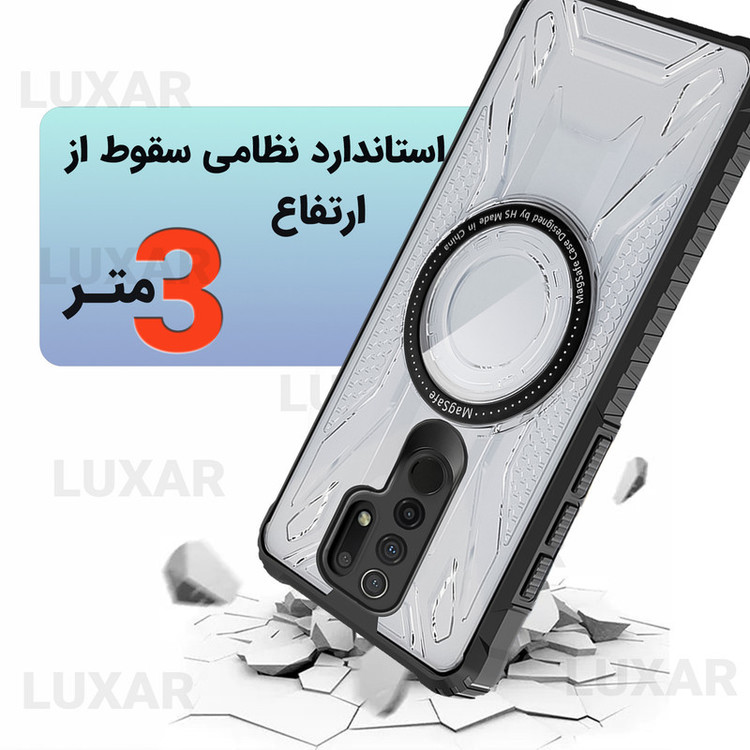 کاور لوکسار مدل redmi9 -Luxmag مناسب برای گوشی موبایل شیائومی Redmi 9 / Redmi 9 Prime / Poco M2