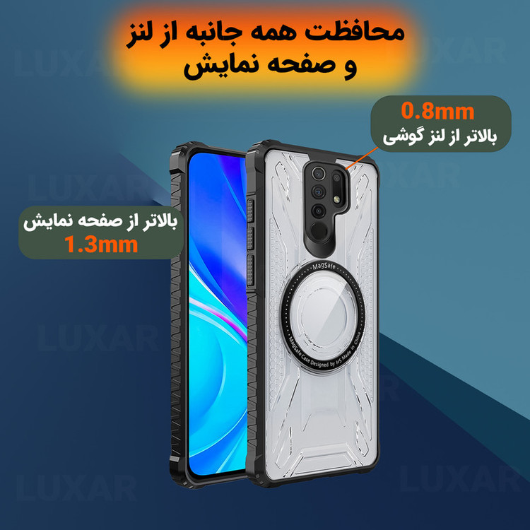 کاور لوکسار مدل redmi9 -Luxmag مناسب برای گوشی موبایل شیائومی Redmi 9 / Redmi 9 Prime / Poco M2
