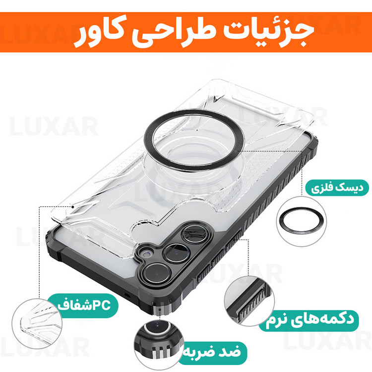 کاور لوکسار مدل redmi9 -Luxmag مناسب برای گوشی موبایل شیائومی Redmi 9 / Redmi 9 Prime / Poco M2