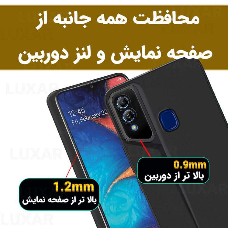 کاور لوکسار مدل a20 -Porsche مناسب برای گوشی موبایل سامسونگ Galaxy A30 / A20 / M10S