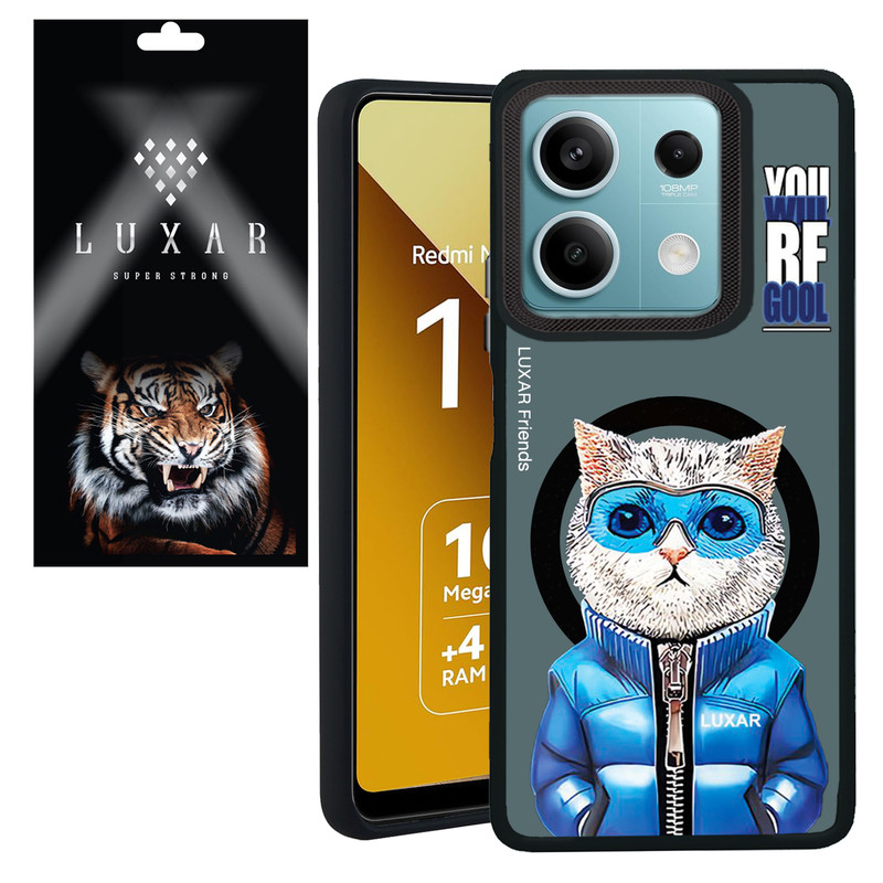 کاور لوکسار مدل Rich Cat  مناسب برای گوشی موبایل شیائومی Redmi Note 13 Pro 4G / Poco M6 Pro 4G