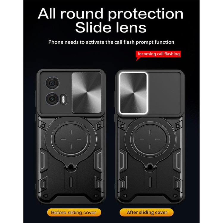 کاور اسپارتان مدل Magnet Ring Strap مناسب برای گوشی موبایل موتورولا Moto G85 به همراه بند آویز