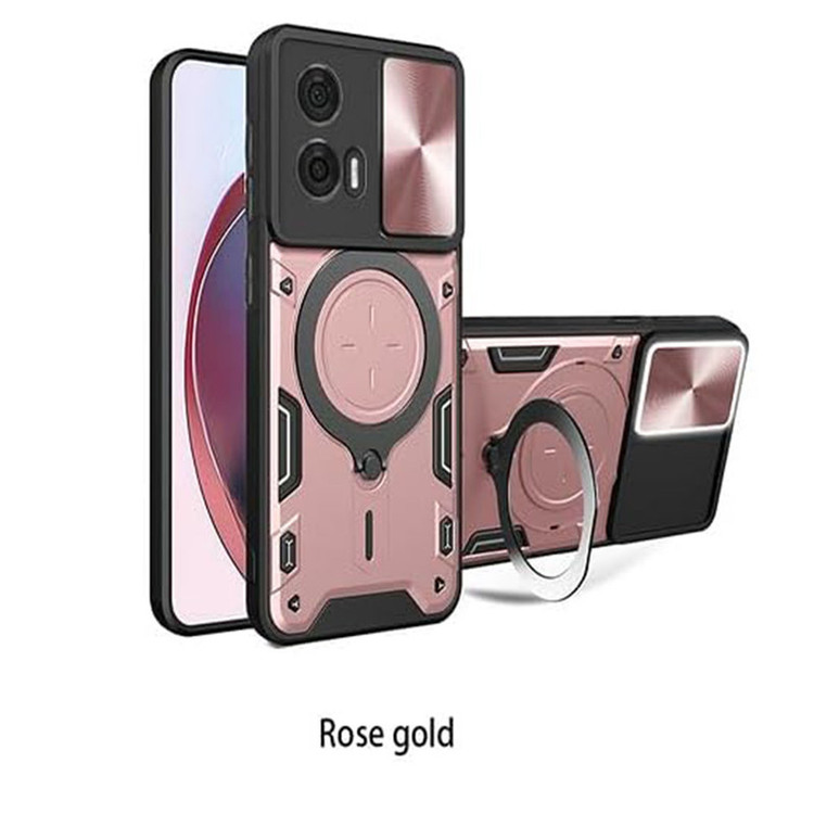 کاور اسپارتان مدل Magnet Ring Strap مناسب برای گوشی موبایل موتورولا Moto G85 به همراه بند آویز