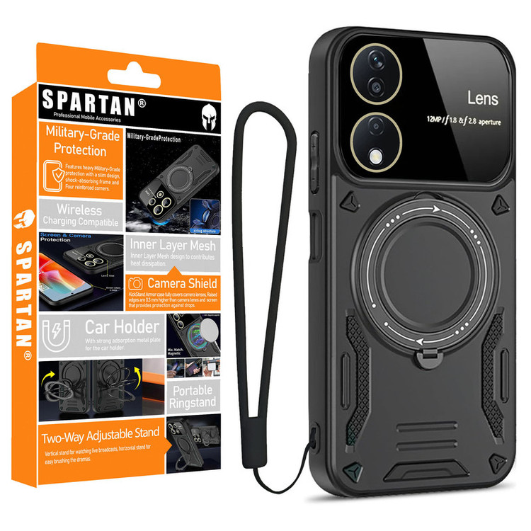 کاور اسپارتان مدل Hybrid Armor Strap مناسب برای گوشی موبایل آنر X7B به همراه بند