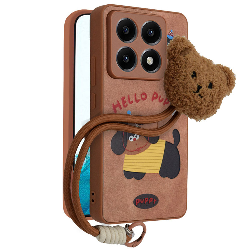 کاور مدل Cuddle Grip مناسب برای گوشی موبایل شیائومی 14T Pro به همراه بند آویز
