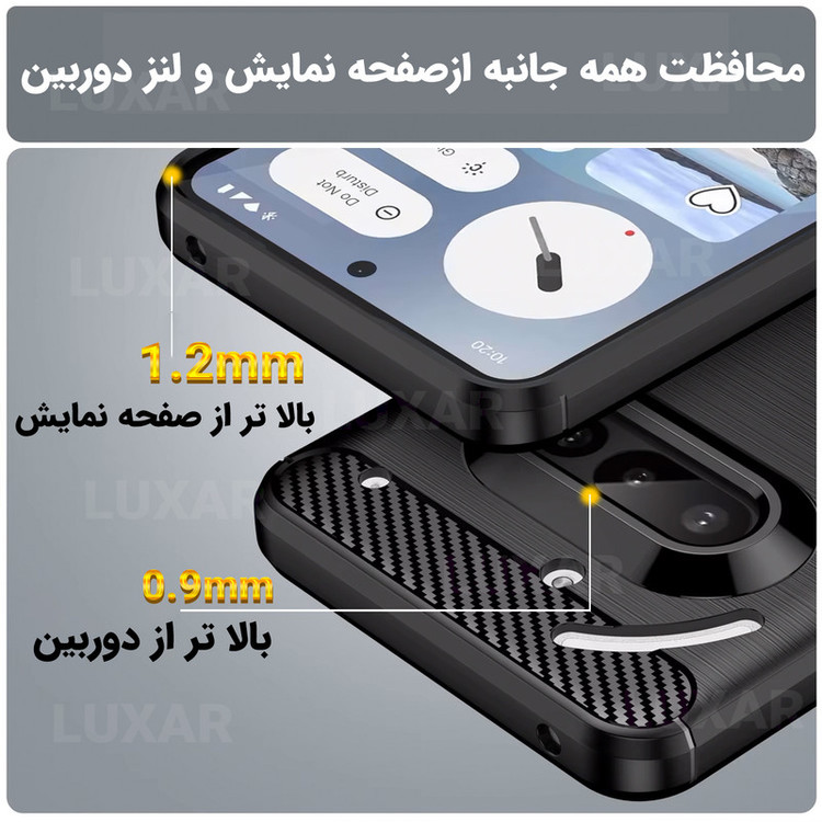 کاور لوکسار مدل phone3A _LS مناسب برای گوشی موبایل ناتینگ فون Nothing phone 3A