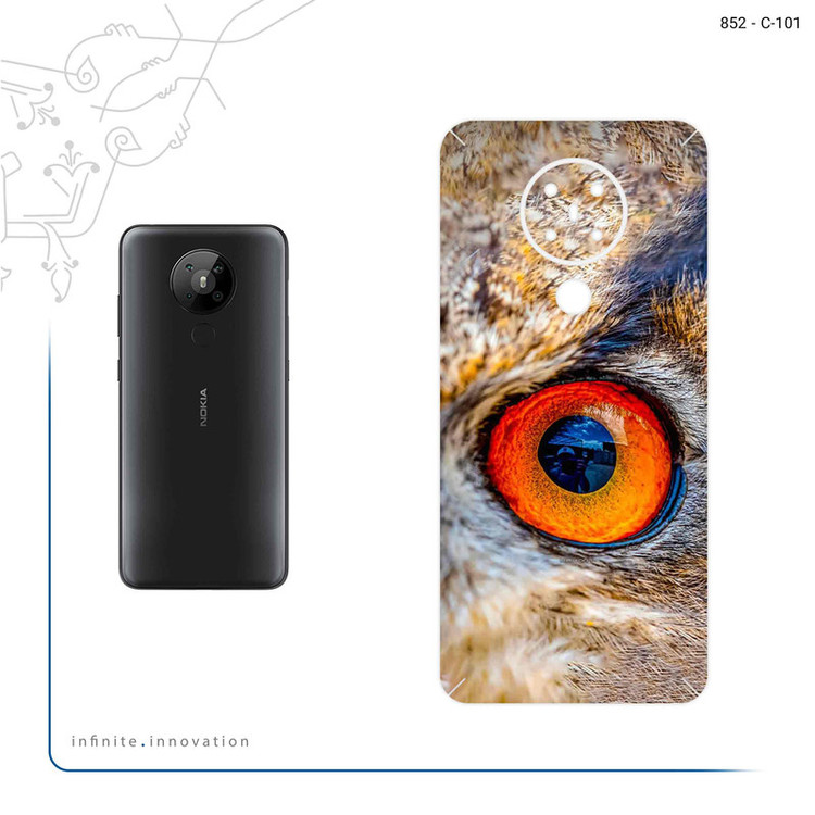 برچسب پوششی ماهوت مدل Owl eyes مناسب برای گوشی موبایل نوکیا 5.3