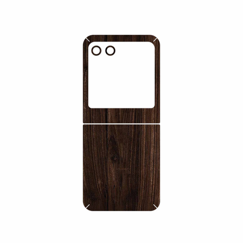 برچسب پوششی ماهوت مدل Dark_Walnut_Wood مناسب برای گوشی موبایل موتورولا Razr 40 Ultra
