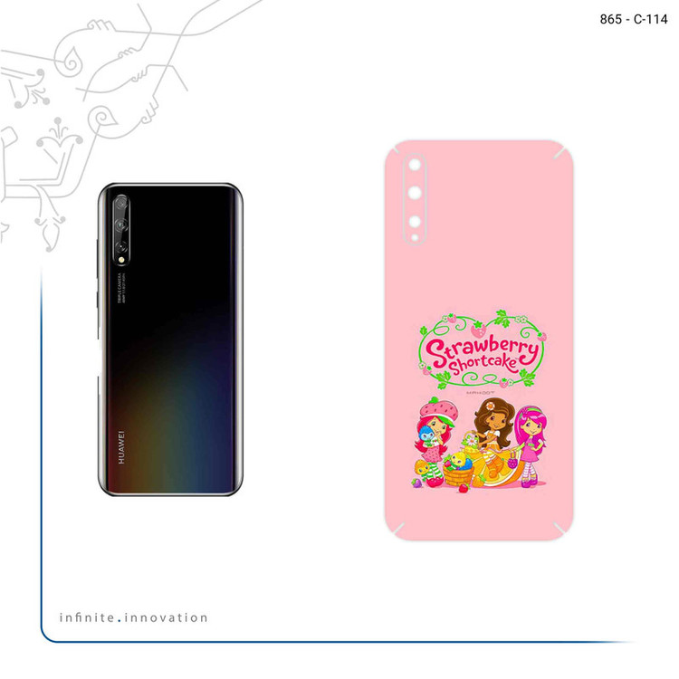 برچسب پوششی ماهوت مدل Strawberry Shortcake مناسب برای گوشی موبایل هوآوی Y8p