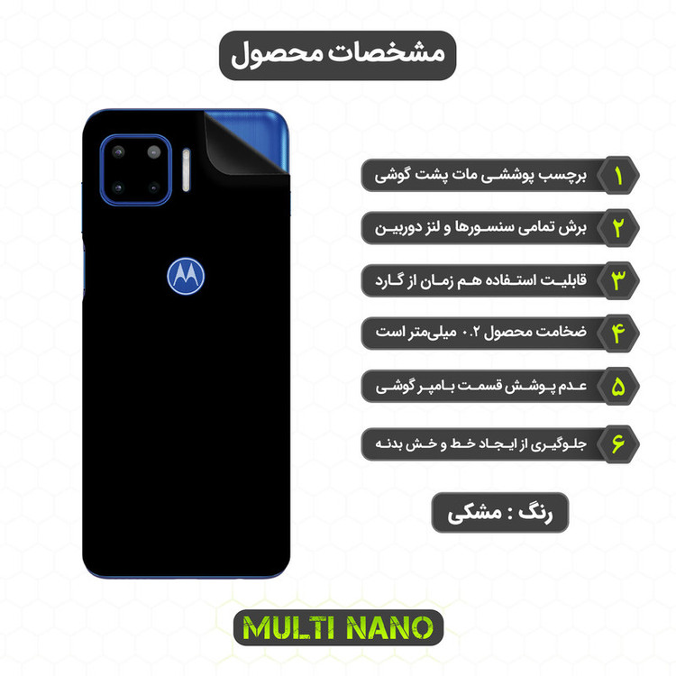برچسب پوششی مولتی نانو مدل X-F1M مناسب برای گوشی موبایل موتورولا Moto G 5G Plus