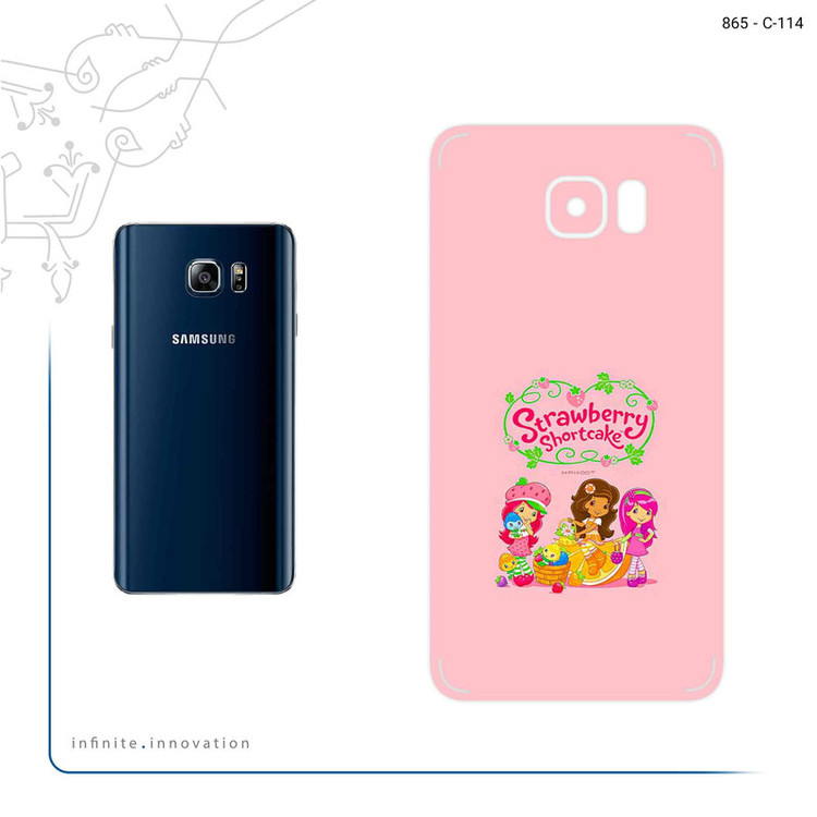 برچسب پوششی ماهوت مدل Strawberry Shortcake مناسب برای گوشی موبایل سامسونگ Galaxy Note 5