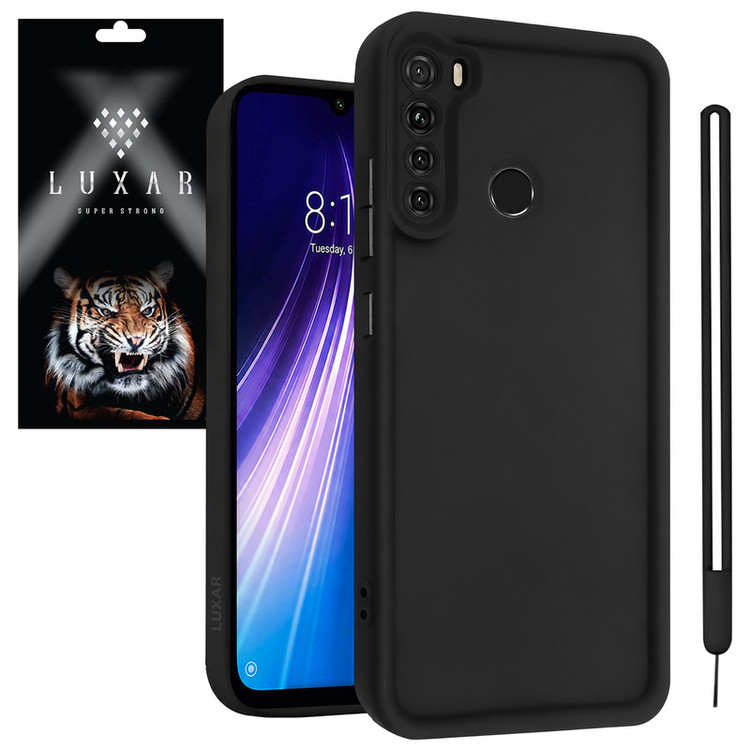 کاور لوکسار مدل note8 -Puffer band مناسب برای گوشی موبایل شیائومی Redmi Note 8 به همراه بند آویز