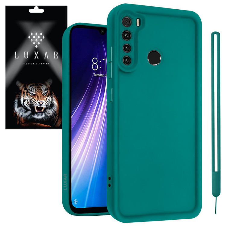 کاور لوکسار مدل note8 -Puffer band مناسب برای گوشی موبایل شیائومی Redmi Note 8 به همراه بند آویز