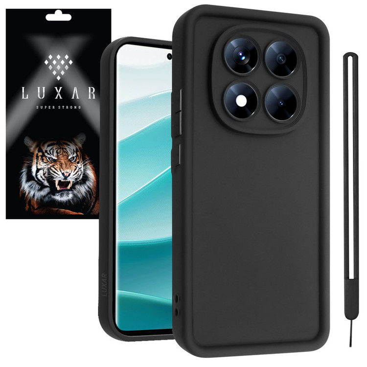 کاور لوکسار مدل note14pro -Puffer band مناسب برای گوشی موبایل شیائومی Redmi Note 14 Pro 5G / Poco X7 5G به همراه بند آویز