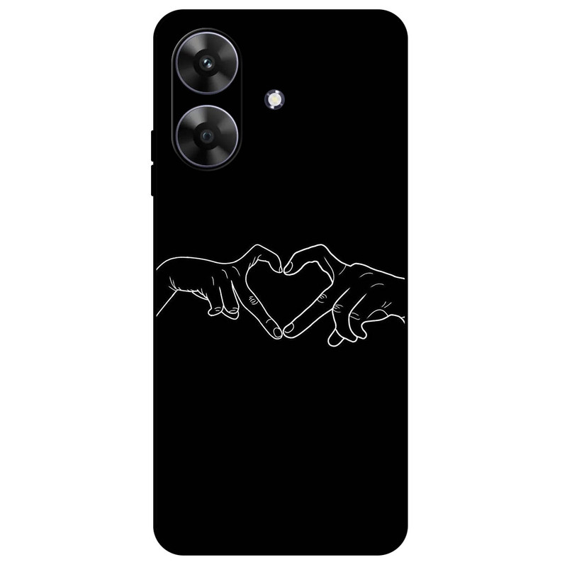 کاور مگافون طرح عشق مدل 1857 مناسب برای گوشی موبایل ریلمی Note 60 / Note 60X