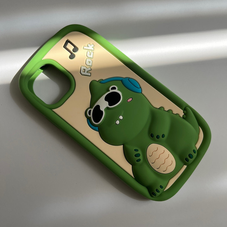 کاور مدل سیلیکونی طرح دایناسور کد 544 مناسب برای گوشی موبایل اپل iPhone 11
