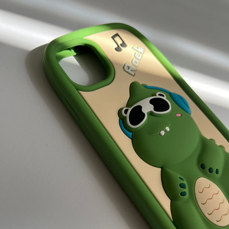 کاور مدل سیلیکونی طرح دایناسور کد 544 مناسب برای گوشی موبایل اپل iPhone 11